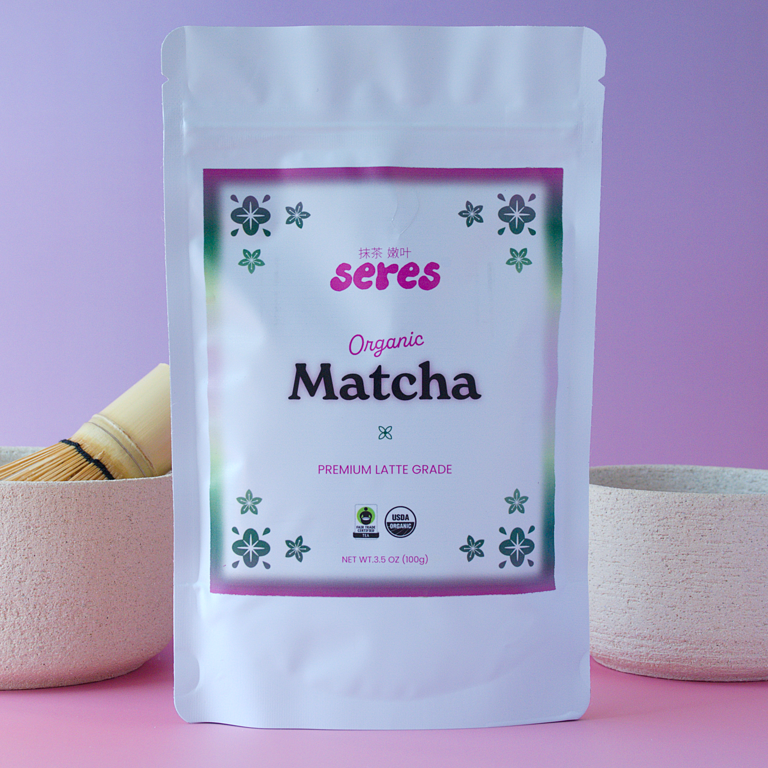 Seres Matcha Organic Daily 100g Pouch