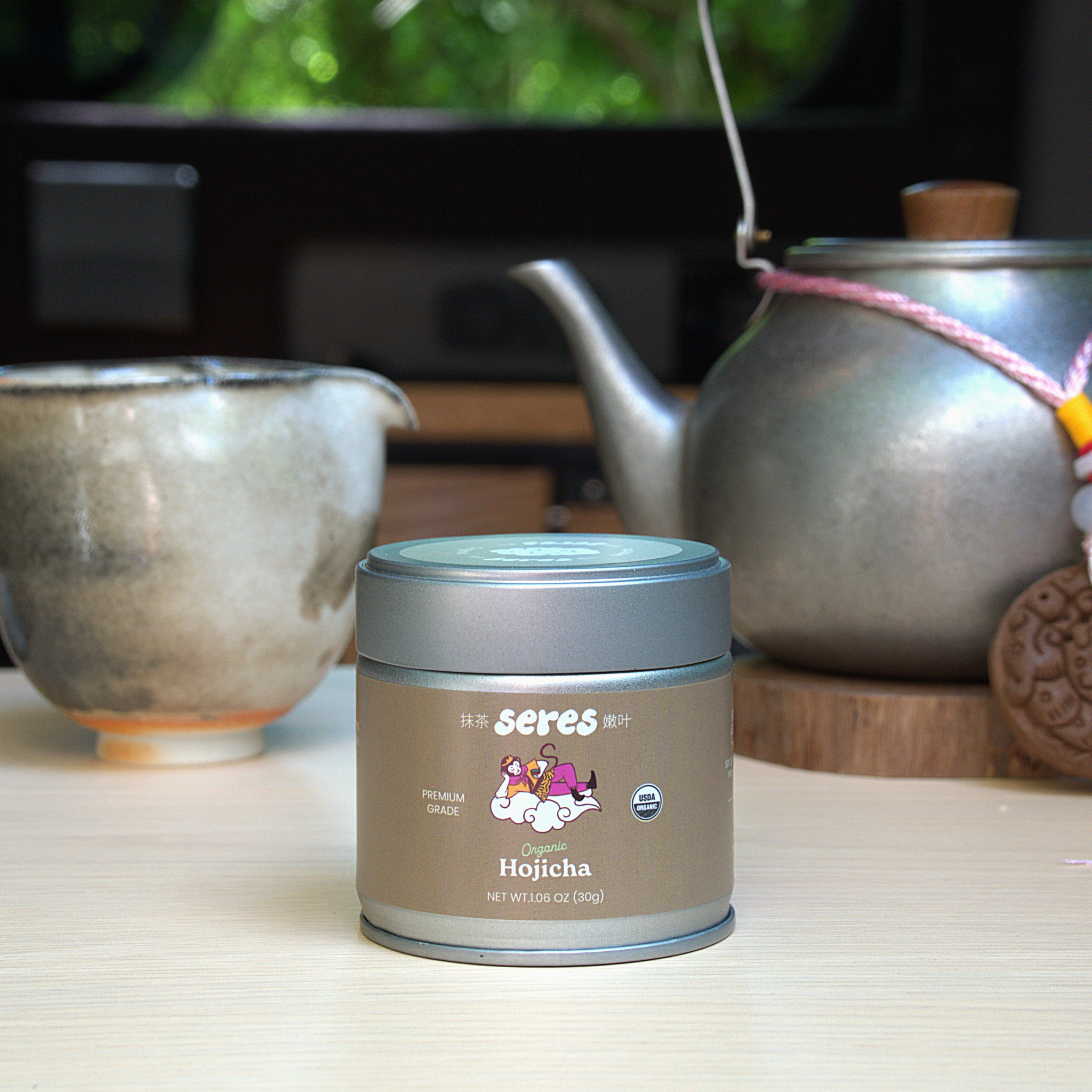 Seres Matcha Organic Hojicha 30g Tin