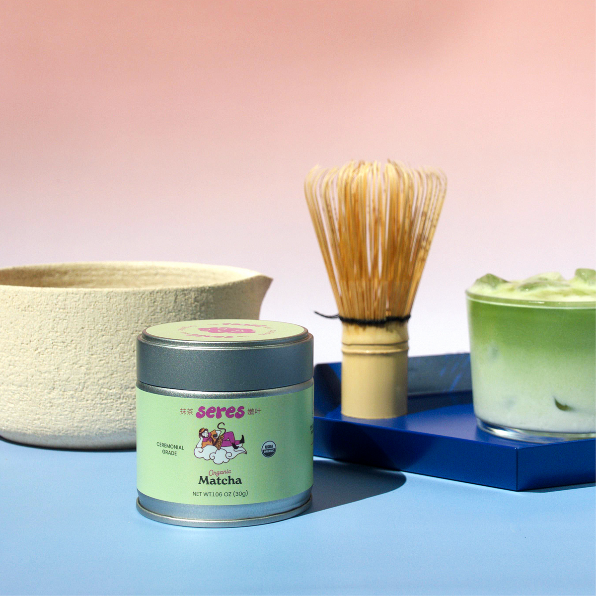 Seres Matcha Organic Ceremonial Grade 30g Tin